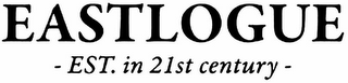 EASTLOGUE - EST. IN 21ST CENTURY - logo