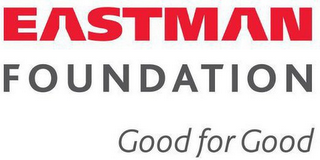 EASTMAN FOUNDATION GOOD FOR GOOD logo