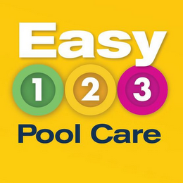 EASY 1 2 3 POOL CARE logo