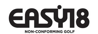 EASY 18 NON-CONFORMING GOLF logo