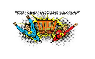 EASY AIR+HEAT "WE FIGHT FOR YOUR COMFORT" EZ EZ logo