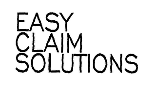 EASY CLAIM SOLUTIONS logo