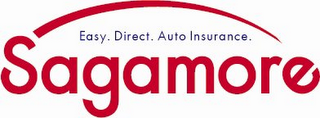 EASY. DIRECT. AUTO INSURANCE. SAGAMORE logo