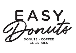 EASY DONUTS DONUTS · COFFEE COCKTAILS logo