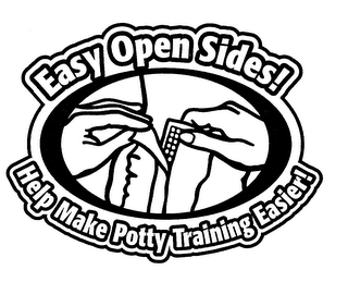 EASY OPEN SIDES! HELP MAKE POTTY TRAINING EASIER! logo