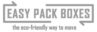 EASY PACK BOXES THE ECO-FRIENDLY WAY TO MOVE logo