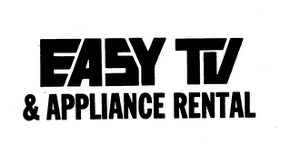 EASY TV & APPLIANCE RENTAL logo