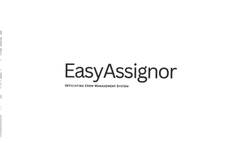 EASYASSIGNOR OFFICIATING CREW MANAGEMENT SYSTEM logo