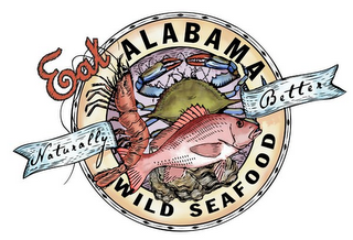 EAT ALABAMA WILD SEAFOOD NATURALLY BETTER logo