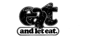 EAT AND LET EAT logo