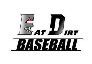 EAT DIRT BASEBALL logo