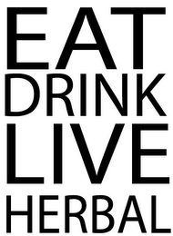 EAT DRINK LIVE HERBAL logo