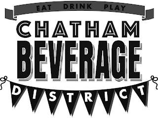 EAT DRINK PLAY CHATHAM BEVERAGE DISTRICT logo