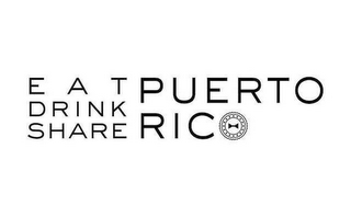 EAT DRINK SHARE PUERTO RICO logo