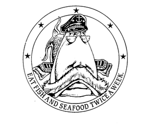 EAT FISH AND SEAFOOD TWICE A WEEK logo
