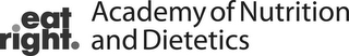 EAT RIGHT. ACADEMY OF NUTRITION AND DIETETICS logo