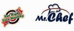 EAT RIGHT LIVE HEALTHY MR.CHEF logo