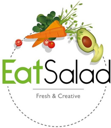 EAT SALAD FRESH & CREATIVE logo
