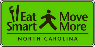 EAT SMART MOVE MORE NORTH CAROLINA logo