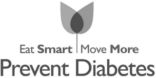 EAT SMART MOVE MORE PREVENT DIABETES logo