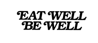 EAT WELL BE WELL logo