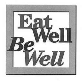 EAT WELL BE WELL logo