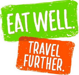 EAT WELL. TRAVEL FURTHER. logo