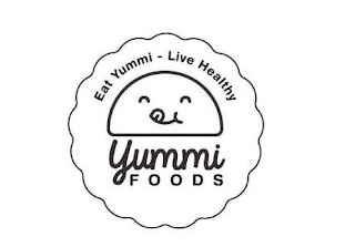 EAT YUMMI - LIVE HEALTHY YUMMI FOODS logo