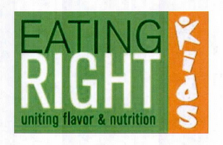 EATING RIGHT UNITING FLAVOR & NUTRITION KIDS logo