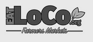 EATLOCO.ORG FARMERS MARKETS logo