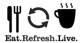 EAT.REFRESH.LIVE. logo
