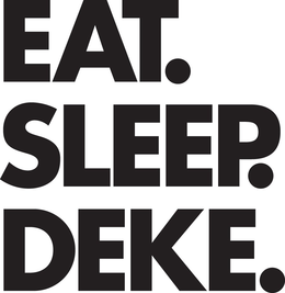 EAT.SLEEP.DEKE. logo