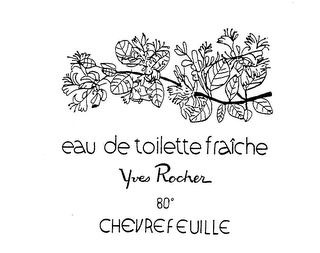 EAU DE TOILETTE FRAICHE YVES ROCHER 80 logo
