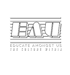 EAU EDUCATE AMONGST US THE CULTURE WITHIN logo