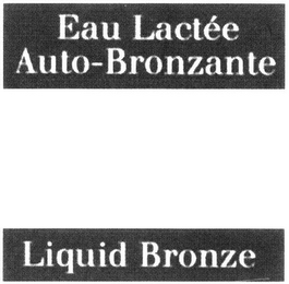 EAU LACTÉE AUTO-BRONZANTE LIQUID BRONZE logo