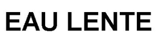 EAU LENTE logo