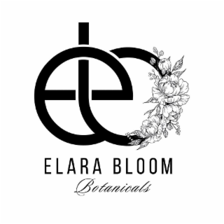 EB ELARA BLOOM BOTANICALS logo