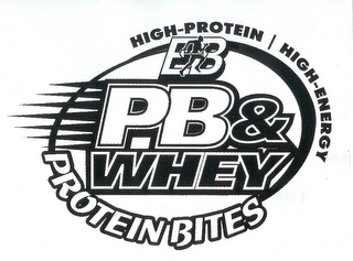 EB PB & WHEY PROTEIN BITES HIGH-PROTEIN / HIGH-ENERGY logo