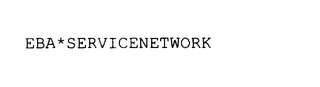 EBA*SERVICENETWORK logo