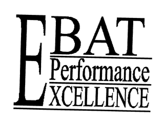 EBAT EPERFORMANCE EXCELLENCE logo