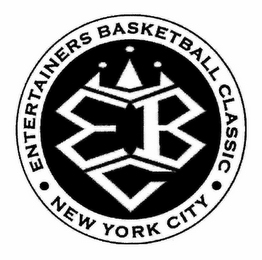EBC ENTERTAINERS BASKETBALL CALSSIC NEW YORK CITY logo