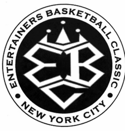 EBC ENTERTAINERS BASKETBALL CLASSIC NEW YORK CITY logo