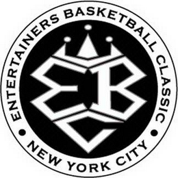 EBC ENTERTAINERS BASKETBALL CLASSIC NEW YORK CITY logo