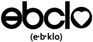 EBCLO (E·B·KLO) logo