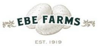 EBE FARMS EST. 1919 logo
