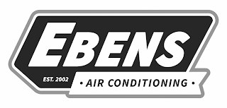 EBENS AIR CONDITIONING EST. 2002 logo