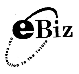 EBIZ OUR CONNECTION TO THE FUTURE logo