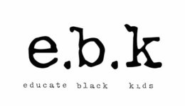 E.B.K EDUCATE BLACK KIDS logo