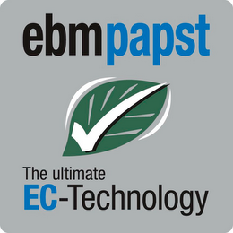 EBMPAPST THE ULTIMATE EC-TECHNOLOGY logo