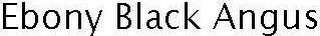 EBONY BLACK ANGUS logo